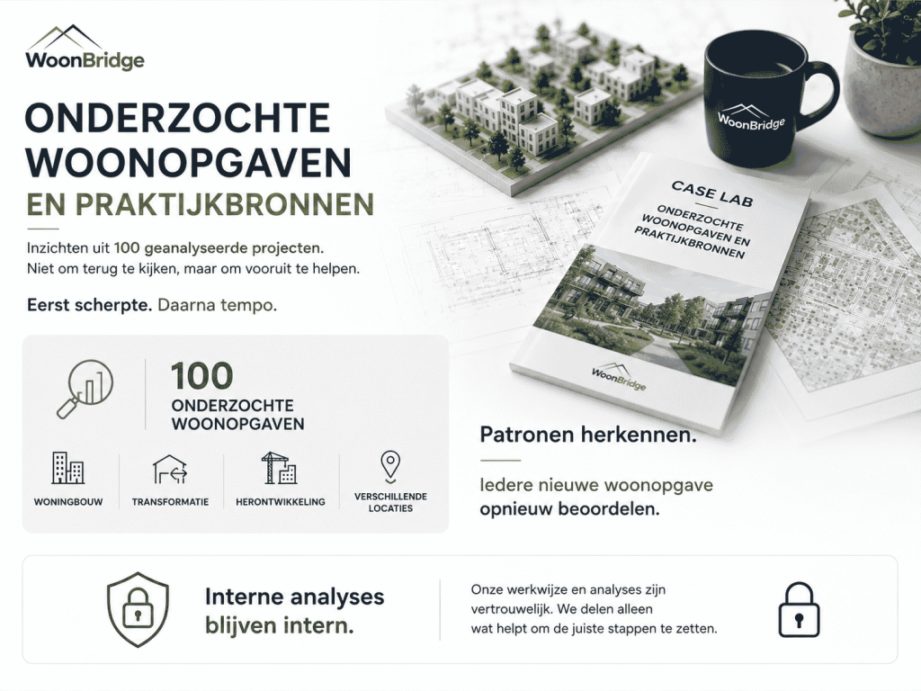 Onderzochte woonopgaven